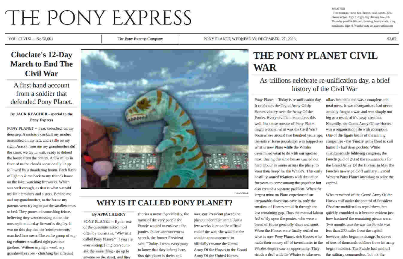 The December 27th, 2023 edition